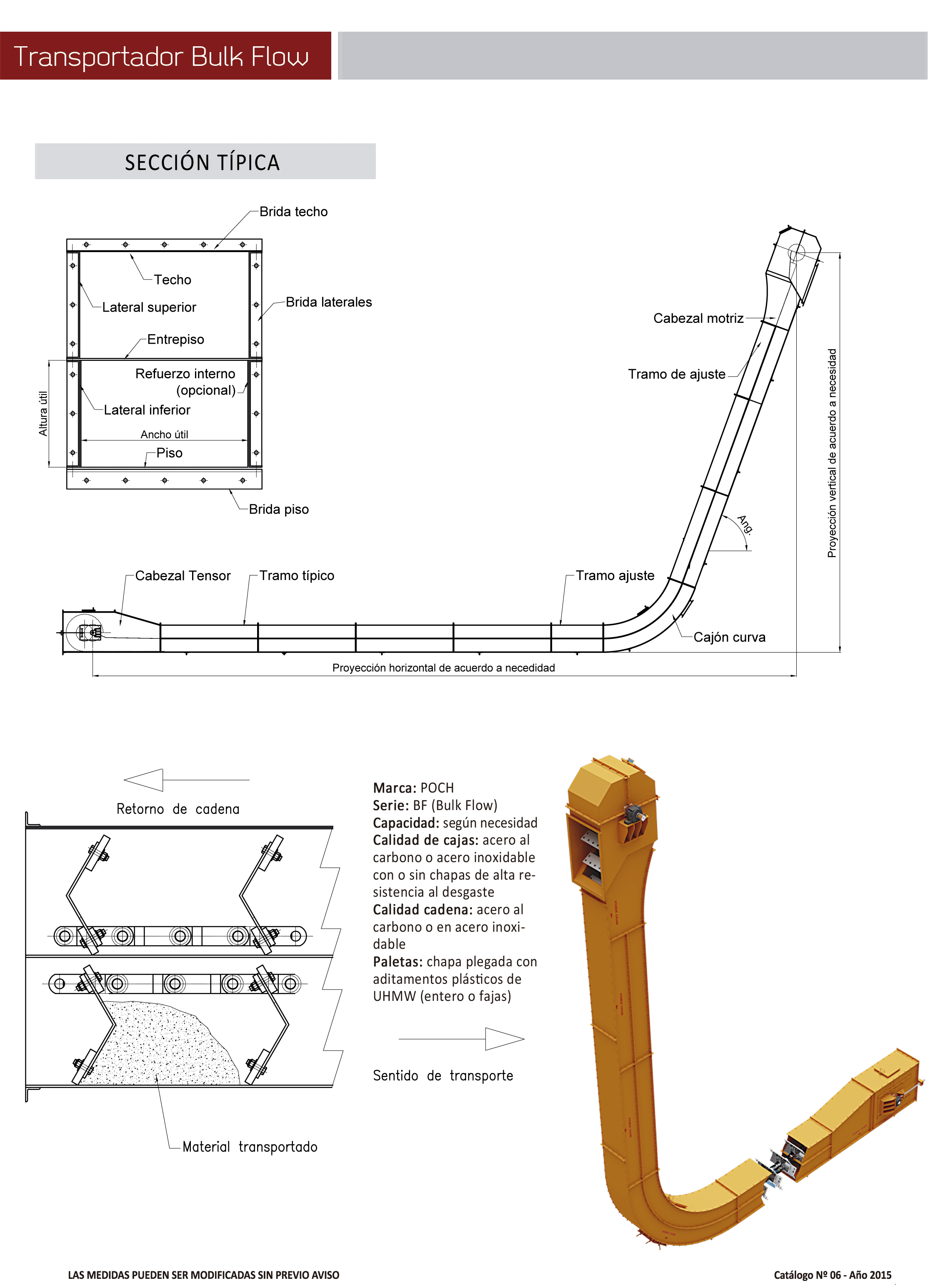 Transportador Bulk Flow