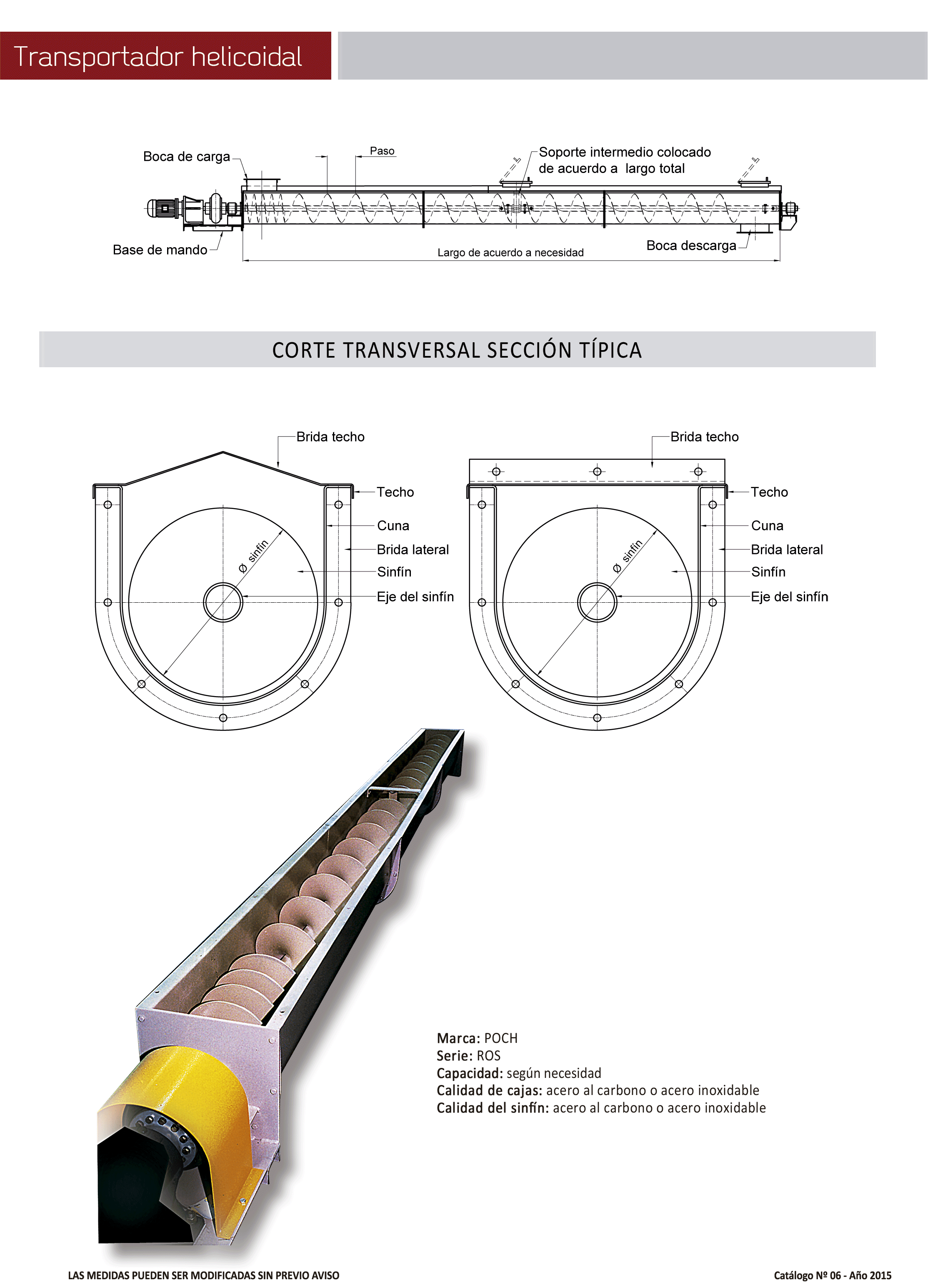 Transportador Helicoidal